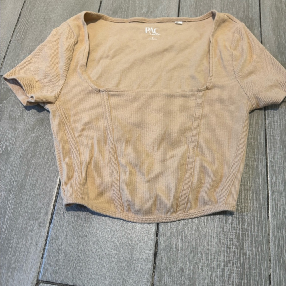PacCares Hillhurst Bustier Top Cream Size Small
